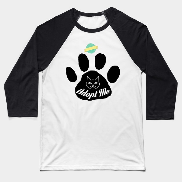 Cat Baseball T-Shirt by Alpha-store